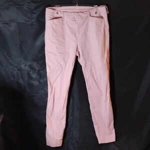 Old Navy Pixie Pink Skinny Trousers Sz 12 Tall
